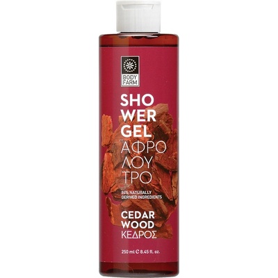 Bodyfarm Hellas Cedarwood sprchový gél s cédrovým drevom 250 ml