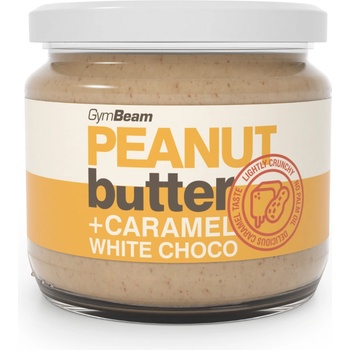 GymBeam Фъстъчено масло с бял шоколад и карамел 340 g