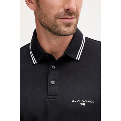Giorgio Armani Памучна тениска с яка Armani Exchange (XM000993.AF10361)
