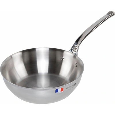 De Buyer Affinity Sauté Pan Stainless Steel curved 24 cm