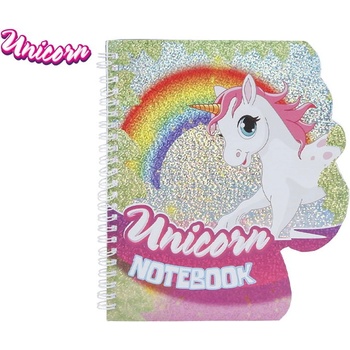 Unicorn zápisník 18x21cm v sáčku