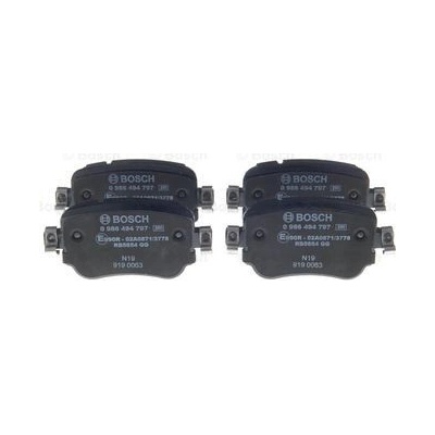 BOSCH Sada brzdových platničiek kotúčovej brzdy 0986494797