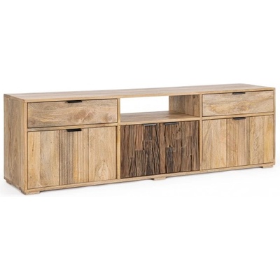 Bizzotto ТВ шкаф nashik с 4 врати и 2 чекмеджета (0747304)