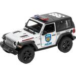 Kinsmart Метална количка Kinsmart Police Edition - 2018 Jeep Wrangler Rubicon, 1: 34 (52122)