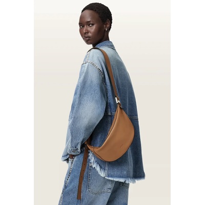 AllSaints чанта тип кроасан дамска от кожа LUNA (W192XD)