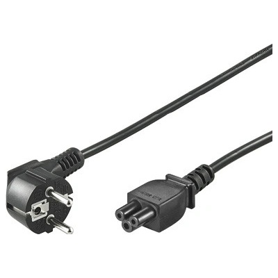 PremiumCord Kabel síťový 230V k notebooku 1m, trojlístek "Mickey Mouse