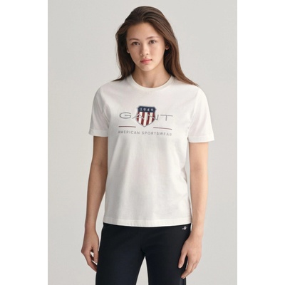 Gant Archive Shield Ss T-shirt biela