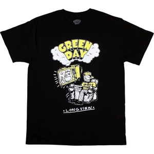 Green Day Longview Doodle Black L Риза (GDTS24MB03)