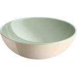 Emile henry (Франция) Керамична купа за салата emile henry individual salad bowl - Ø15.5 см - цвят мента и екрю (eh 2116-v7)