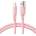JOYROOM Кабел за данни JOYROOM USB - Type-C, 100 см, ROSS SA34-AC6 PINK (SA34-AC6 PINK)