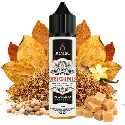 Bombo Platinum Tobaccos Shake & Vape Originis Tabák RY4 15 ml