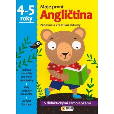Moje první angličtina 4-5 roky - s didaktickými samolepkami: Zábavné a kreativní úkoly a aktivity - Kol.