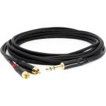 s. Cab PAC451-5, 2xRCA/6.3mm, 5m