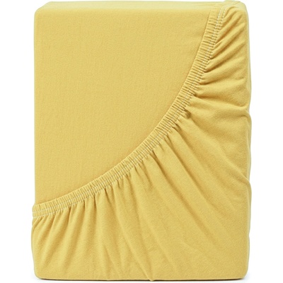 4Home jersey prestieradlo Ideál žltá 60x120