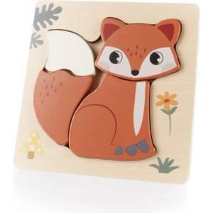 Zopa Дървен пъзел малък, Fox (ZOP086611)