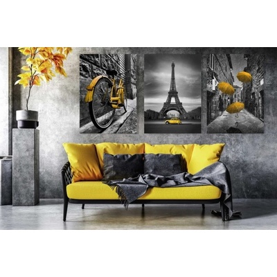 Divio Třídílný obraz na plátně, vzor 20420 Velikost: 60x120 cm