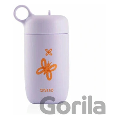 Equa Kids fľaša na vodu z nehrdzavejúcej ocele Butterfly 400 ml
