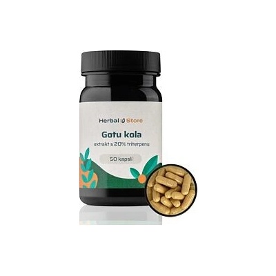 Gotu kola kapsle extrakt s 20% triterpenu 50 kapslí