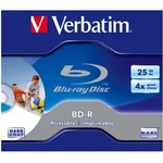 Verbatim BD-R, 25 GB, 4x (023942436683)