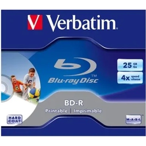Verbatim BD-R, 25 GB, 4x (023942436683)