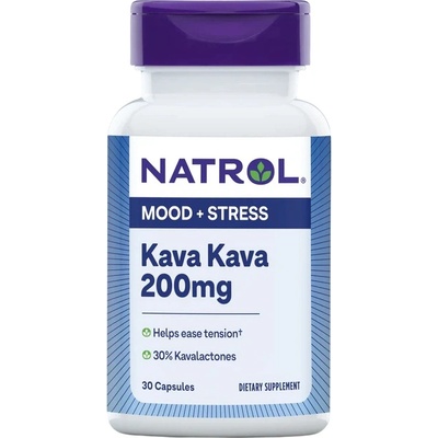 Natrol Kava Kava Extract, 30 капсули, Natrol (3659)