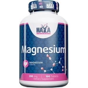 Haya Labs Magnesium Citrate, 200 mg, 100 таблетки, Haya Labs (16490)