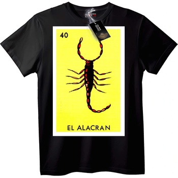 NOONEBRAND Тениска Loteria Scorpion - S, White