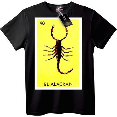 NOONEBRAND Тениска Loteria Scorpion - S, White