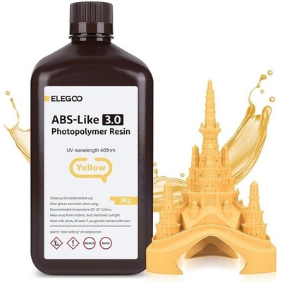 ELEGOO ABS-like Resin, 2KG, Žltý 50.103.0162