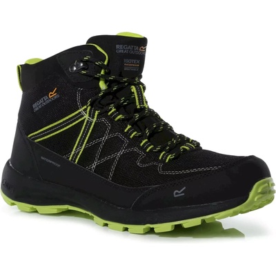 Regatta обувки с мембрана Samaris Lite Mid Black Lime Punch