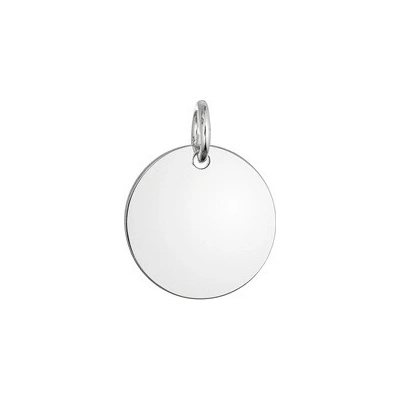 Evolution Group Stříbrný přívěsek placička 64093