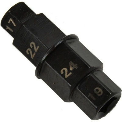 Rázová hlavice na kola, 4 rozměry, 17 / 19 / 22 / 24 mm