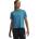 Under Armour Фланелка с къс ръкав Under Armour Women's Challenger Boxy Short Sleeve Performance Gym Top - Blue/White