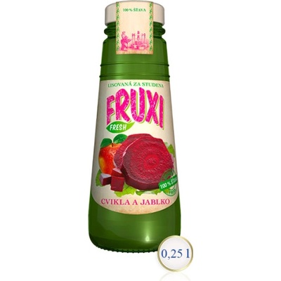 Fruxi jablko cvikla 100% šťava 250 ml