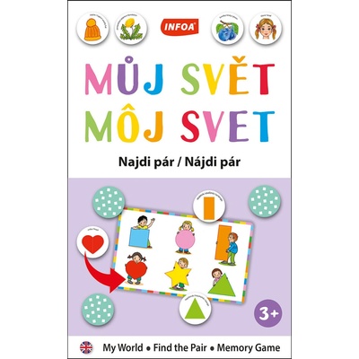 Výuková hra (krabička) Najdi pár - Můj svět / Môj svet - INFOA