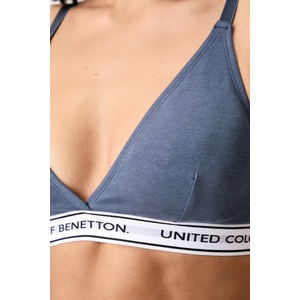 United Colors of Benetton триъгълен сутиен с памук (3G681R02H)