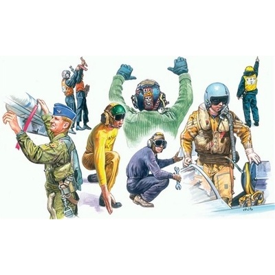 Italeri Piloti NATO a pozemní personál 1:72
