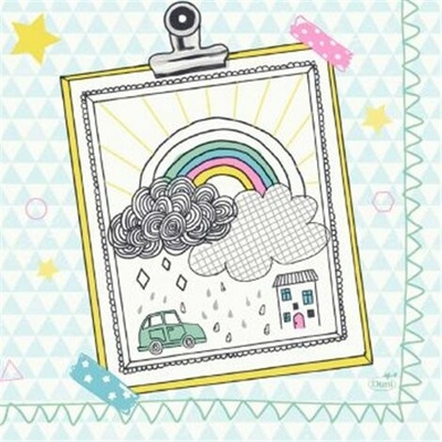 Sahm Obrúsok 3 V KEEP DRAWING 100025025 33x33cm 50ks