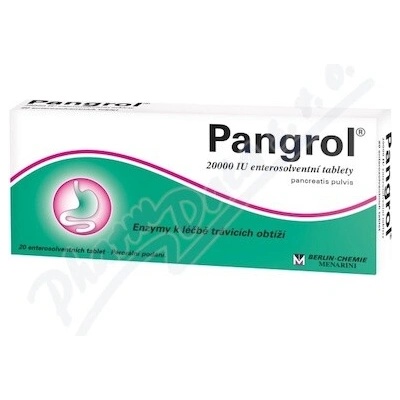 Pangrol 20 000 tbl.ent. 20 tabliet