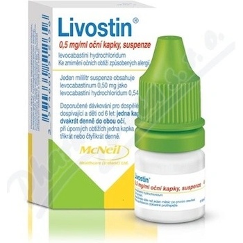 Livostin 0,5 mg/ml int.opu.1 x 4 ml