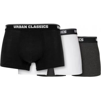 Boxerky URBAN CLASSICS Men Boxer Shorts Double Pack wht wht