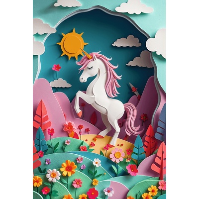 TREFL Paper Art Jednorožec 160 dielov
