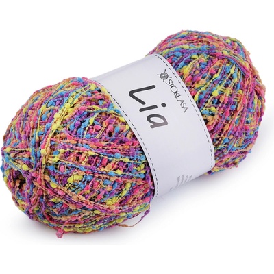 Pletací příze nopková Lia 100 g Varianta: 10 multikolor, Balení: 1 ks 58807/150564/271471