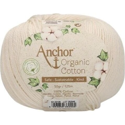 Anchor Organic Cotton 00105 Плетива прежда (4660004-00105)