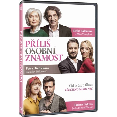 Příliš osobní známost DVD