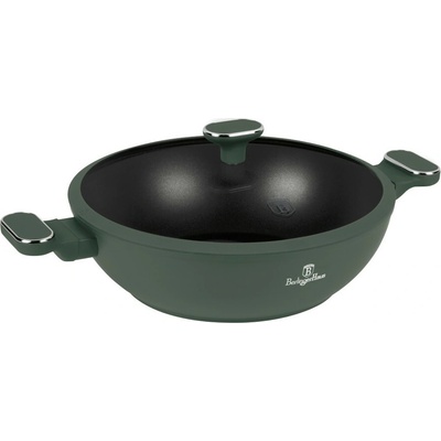 Pro-Tech shop Wok s pokrievkou a titánovým povrchom Matte Green 30cm 55705