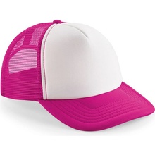 Beechfield B645 5 panelová Vintage Trucker 53.0645 fuchsia/white