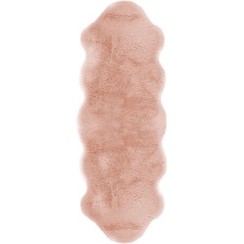 Tiseco Home Studio Розова изкуствена кожа Агнешка кожа, 60 x 180 cm - Tiseco Home Studio (3432PINK)