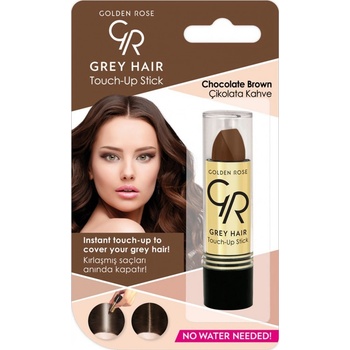 Golden Rose Gray Hair Touch Up Stick barvící korektor na odrostlé a šedivé vlasy 08 Chocolate Brown 5,2 g