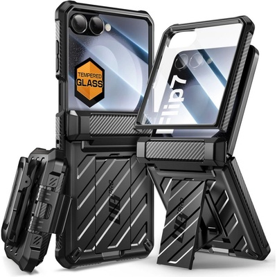 SUPCASE Удароустойчив калъф за Samsung Galaxy Z Flip 7 от Supcase Unicorn Beetle Pro - Black (843439158900)